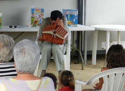 Hora del conte i taller per a infants amb Marta Catalan i Sergi Argem (18.07.2013)